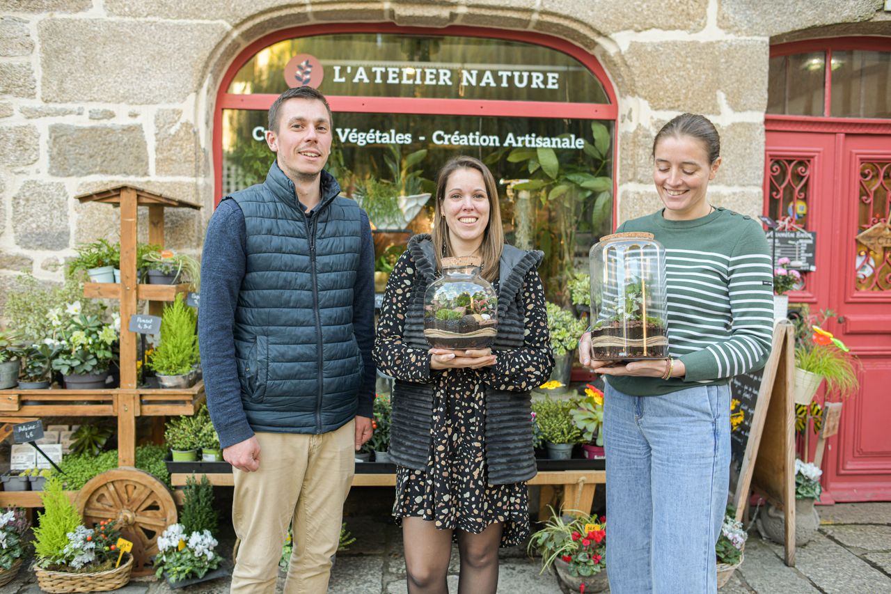 Bon cadeau pour un atelier terrarium: Bulle de verre