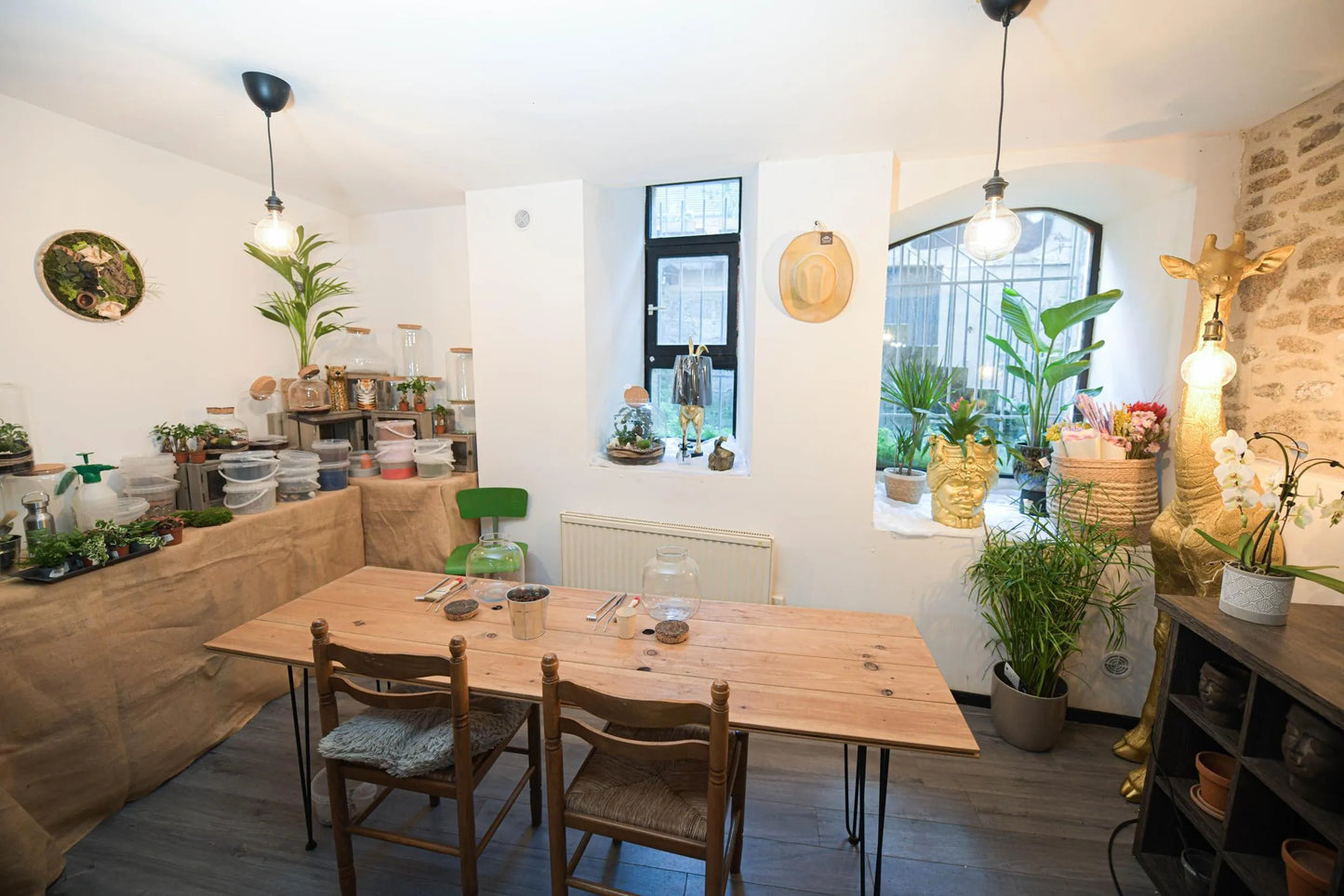 Atelier pour créer votre terrarium: Bulle de verre