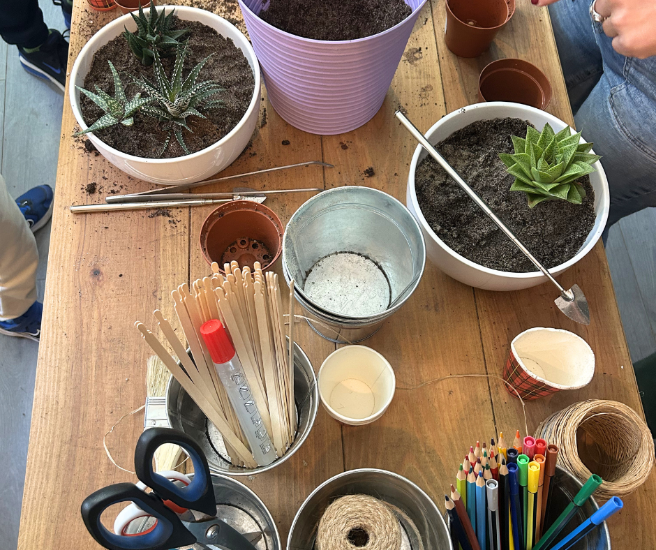 Atelier enfants: Mon mini monde en succulentes